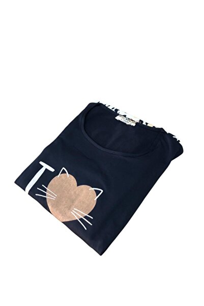 ROYAM Set de pijamale Capri cu mâneci scurte Call Women bumbac 100% Milan