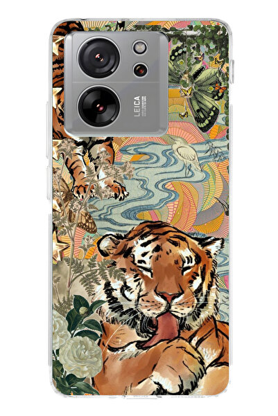 lelia Mi 13t Compatible Printed Transparent Phone Case |   Collection: Wildsp...