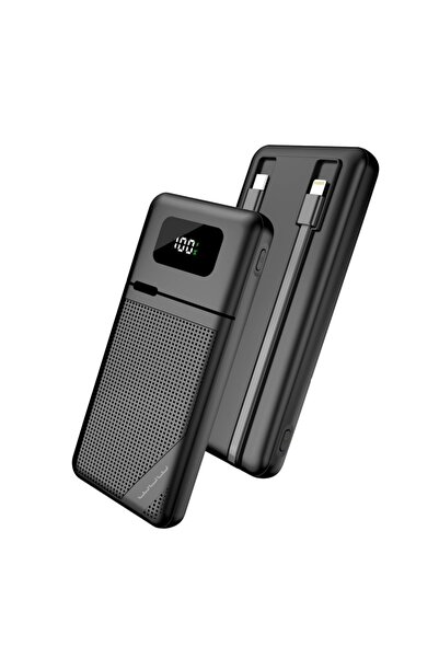 WuW Y163 Power Bank - 10000 mAh Power Bank 22.5W USB-C / Lightning Cables