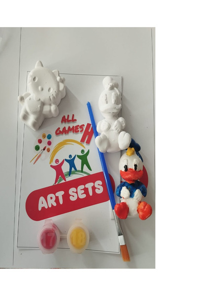 Cool Cold مجموعة أدوات فنية من All Games Natural (قطعتان من الحلي وقطعتان من ...