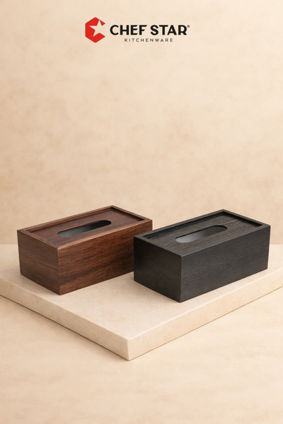 Chefstar MASA ÜSTÜ PEÇETELİK KUTUSU KAPAKLI PEÇETE TUTUCU MUTFAK VE SOFRA İÇİ...