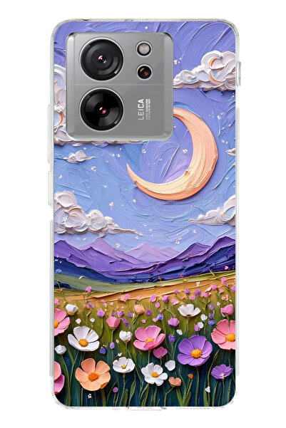 lelia Mi 13t Compatible Printed Transparent Phone Case |   Collection: Pastel...