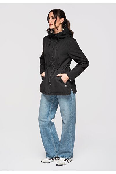 OMBRE Μπουφάν V-1 μπεζ M Μαύρο