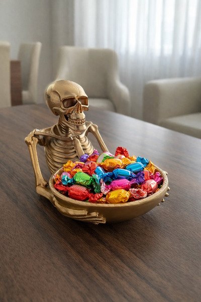 genel tr Kurukafa İskelet Şekerdanlık-Küllük