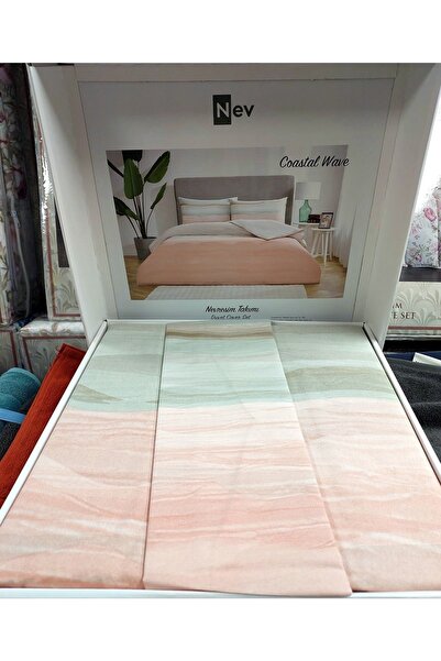 Özdilek Nev Serisi -Mavi Coastal Wave- Çift Kişilik Nevresim Takımı