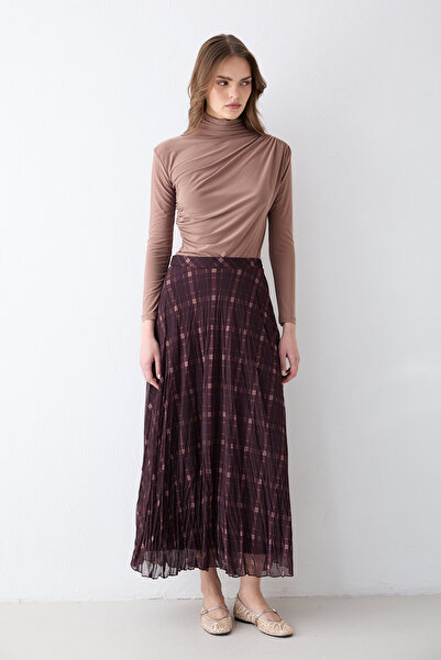 Melike Tatar Patterned Skirt 12-1212