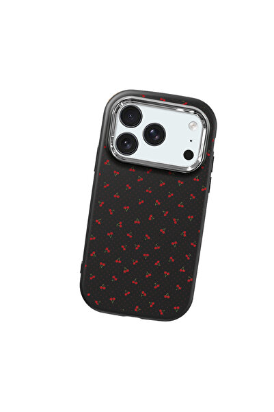 SLIMFELT iPhone 17 Pro Uyumlu İnce İşçilikli Vişneli Kılıf, Tam Kaplama, Şık ...