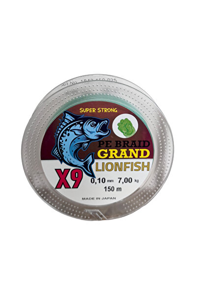 ALASTOR 9x Fir de pescuit profesional Lionfish 9x 150m