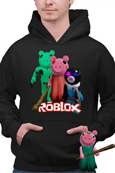 OEM Men's Hoodie Piggy Dinopiggy Roblox Mimiblue
