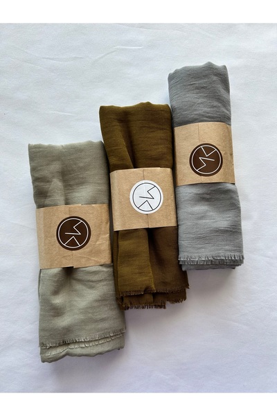 Modakaşmir Neo Pamuk şal 3,lü Set