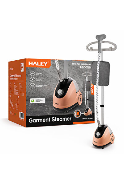 HALEY Aparat de călcat cu abur vertical HY-531 – 2000W, rezervor de 2L, siste...