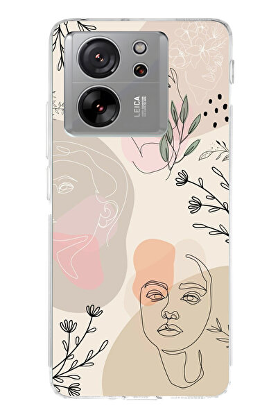 lelia Mi 13t Compatible Printed Transparent Phone Case |   Collection: Onelin...