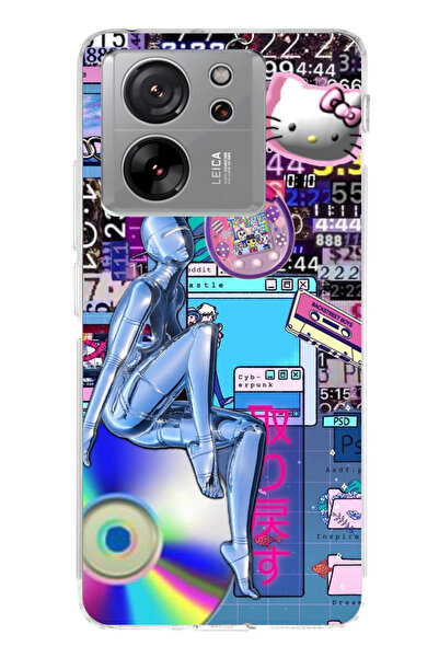 lelia Mi 13t Compatible Printed Transparent Phone Case |   Collection: Neondr...