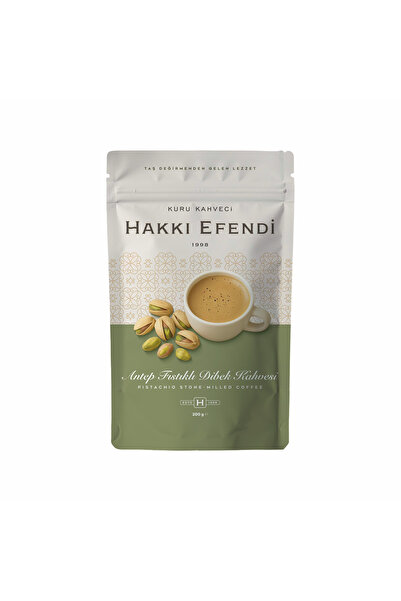 Hakkı Efendi Antep Fıstıklı Dibek Kahvesi 200 gr – Yumuşak İçimli, Fıstık Şöleni