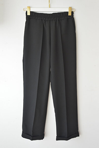 Rukayyel Duble Paça Pantolon - Siyah