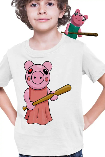 OEM Tricou Copii Baieti Roblox Piggy Pigy