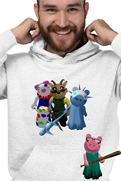 OEM Roblox Piggy Frostiggy Men's Hoodie
