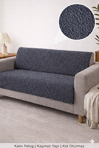 coverbox Kaymaz Taban Süngerli bohem Koltuk örtüsü - Çekyat Örtüsü 170x210