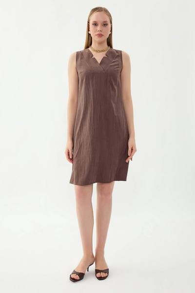 Vitrin V-Neck Pocket Dress