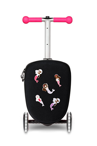 Micro Scooter Luggage Junior Patch & Play Pink | Luggage Eazy - Foldable and ...