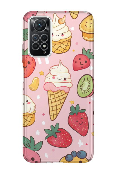 lelia حافظة هاتف شفافة متوافقة مع Redmi Note 12 Pro 4G مطبوع |   مجموعة: كاوا...