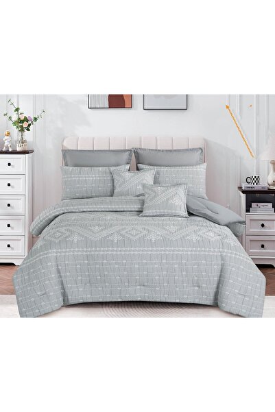 Luster مفرش نفرين بحشوه ممتازه ثقيله Sallyصيفي فاخر عدد القطع 8قطع