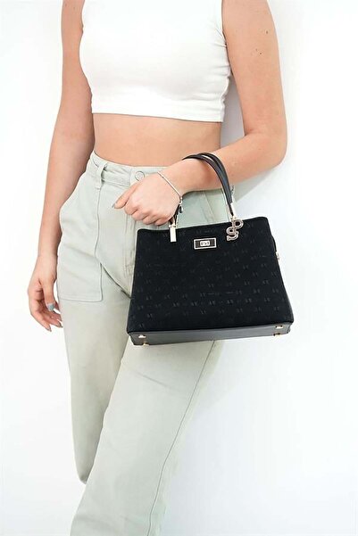 Silver Polo Sp1098-M158 Women's Clutch Bag Black