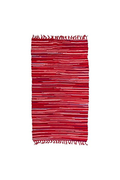 AL SANIDI Cotton Floor Mat, Cotton Carpet, Red, Size L180*W85 cm