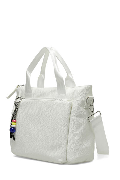 Butigo NTRL YKM CKGZ KL 6FX Beyaz Kadın Kol Çantası