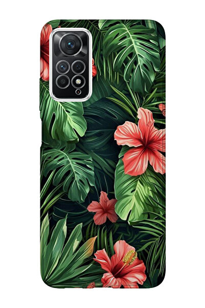 lelia حافظة هاتف شفافة متوافقة مع Redmi Note 11 Pro مطبوع |   مجموعة فلورالوك...