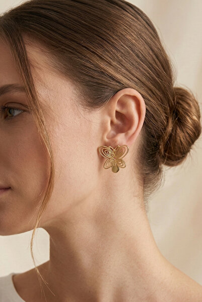 MiMi Innocence Museum Füsun Butterfly Earrings / Does Not Tarnish
