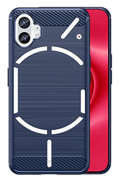 Generic Nothing Phone 1 - Brushed Texture Back Cover Case - Blue