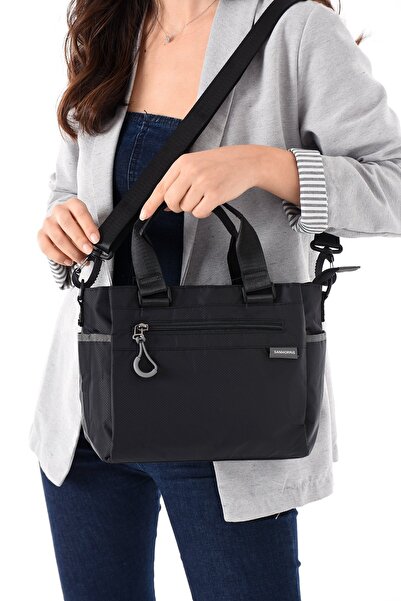 Ayakkabı Fuarı Elit Snmsi-6006T Women Water-Resistant Shoulder Bag Black