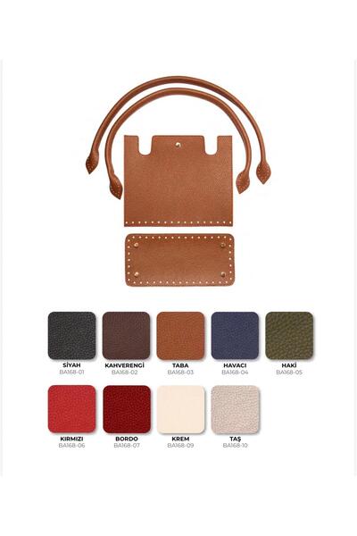 knitme Memur Bag Set Maroon 25X21