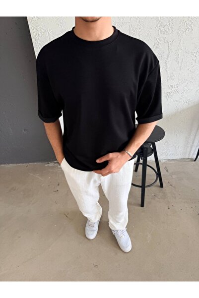 JANES Ανδρικό μπλουζάκι με διπλό μανίκι Basic