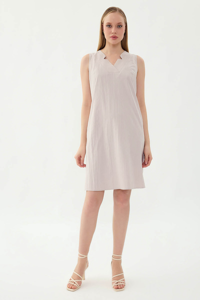 Vitrin V-Neck Pocket Dress