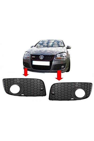 tuningset Carcase proiectoare ceață compatibile cu VW Golf V 5 2003-2007 GTI