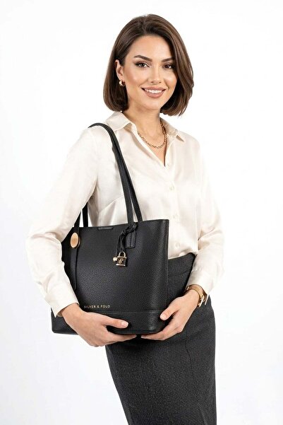 Silver Polo SP1243-M205 Дамска чанта през рамо, черна