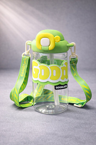 Kitchen Way Figured Polycarbonate Water Bottle 650 ml Bpa Free Lightweight Du...