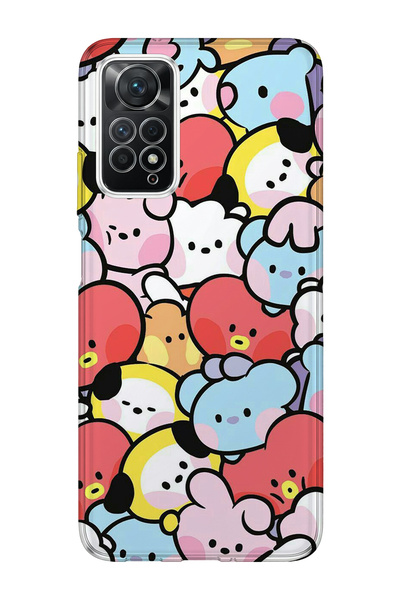 lelia حافظة هاتف شفافة متوافقة مع Redmi Note 11 Pro مطبوع |   مجموعة: كاواي م...