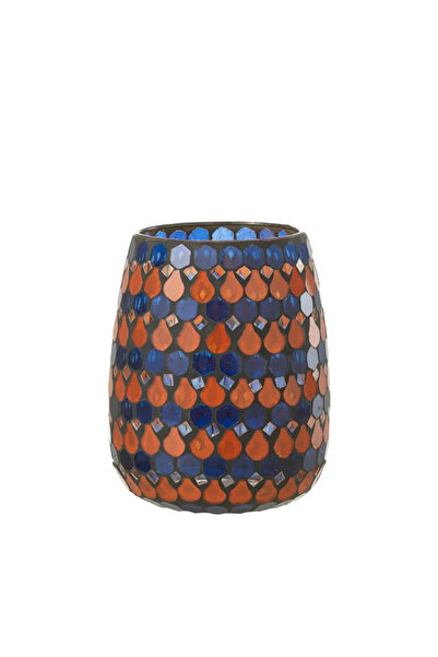 Midas Furniture Vaibryn Candle Holder Medium Blue
