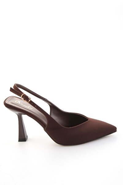 Bambi Kahve Kadın Klasik Topuklu Ayakkabı K01231437771
