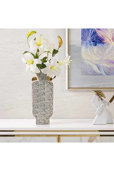 Midas Furniture مزهرية خايا لون بيج