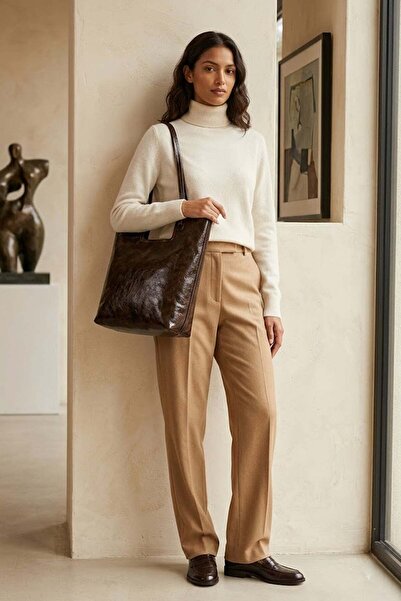 DSN Y6416 Women Shoulder Bag Brown