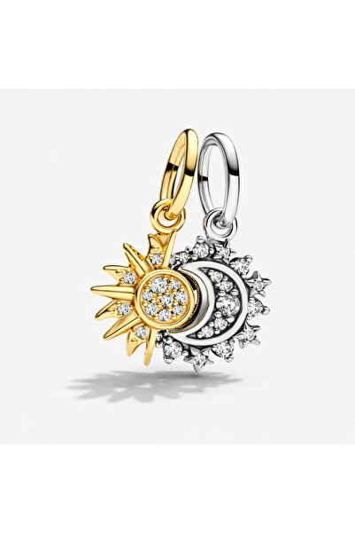 NOVVO Talisman Pendant Sun and Moon - Silver