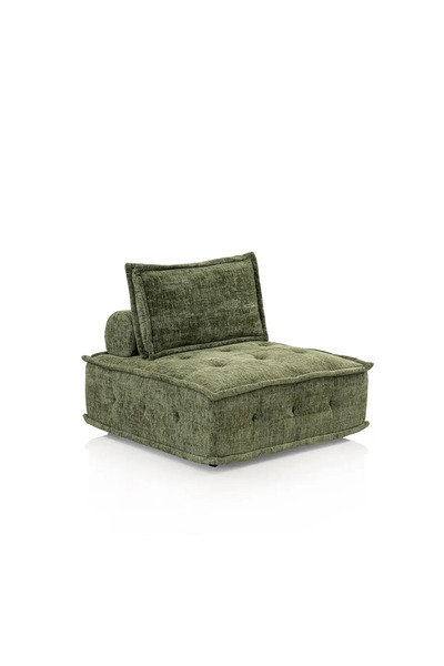Midas Furniture كرسي شينيل أخضر