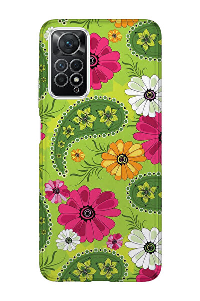 lelia حافظة هاتف شفافة متوافقة مع Redmi Note 11 Pro مطبوع |   مجموعة فلورالوك...