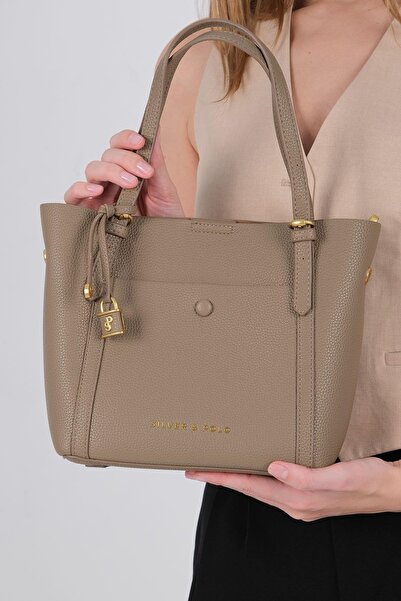 Silver Polo Sp1244-M205 Women Shoulder Bag Beige