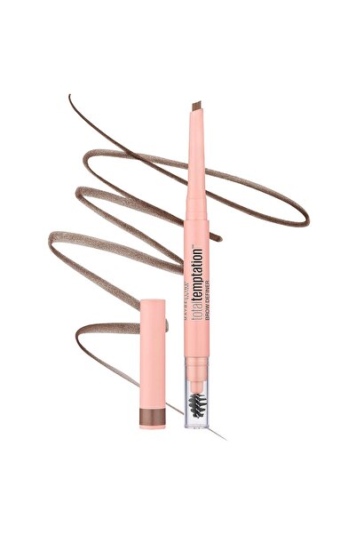 Maybelline New York قلم تحديد الحواجب مايبيلين توتال تمبتيشن، بني فاتح، قطعة ...