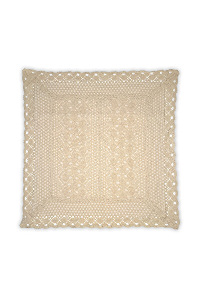 OEM Crocheted Cotton Cotton, Boho Chic / Vintage Style, Cream, 45 x 45cm